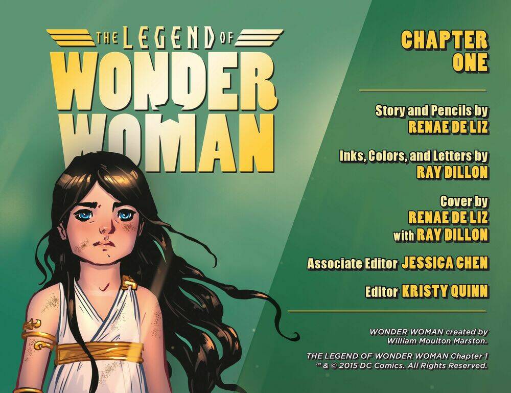 The Legend Of Wonder Woman: Chapter 1