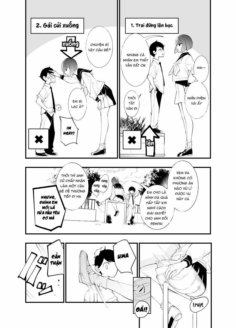 Koushinchou No Kouhai (♀) To Teishinchou No Senpai (♂) Ga Renai Ni Hatten Suru Made: Chapter 3