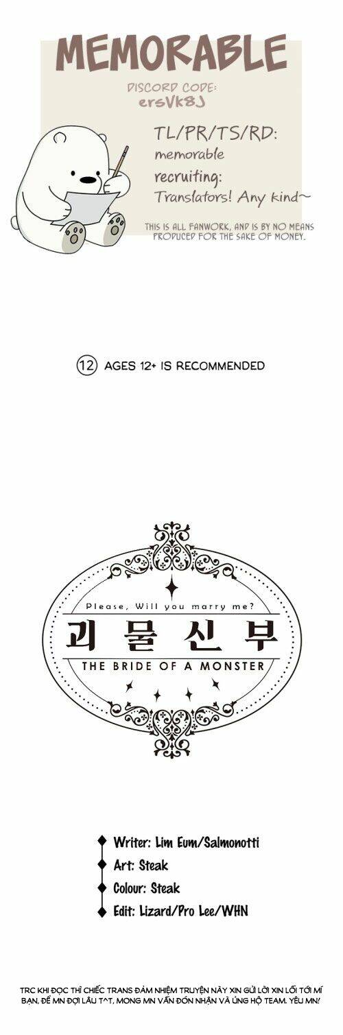 Cô Dâu Quái Vật: Chapter 2.1