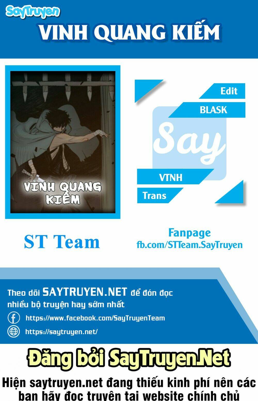 Vinh Quang Kiếm: Chapter 3
