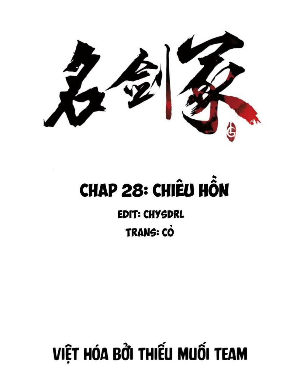 Danh Kiếm Chủng: Chapter 28