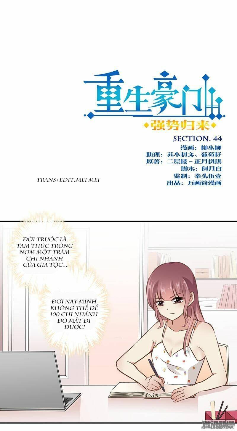Trọng Sinh Chi Hao Môn Cường Thế Quy Lai: Chapter 44