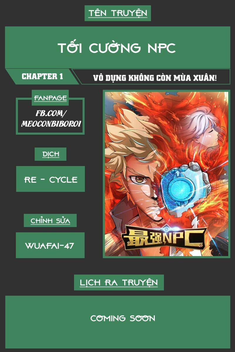 Tối Cường Npc: Chapter 1