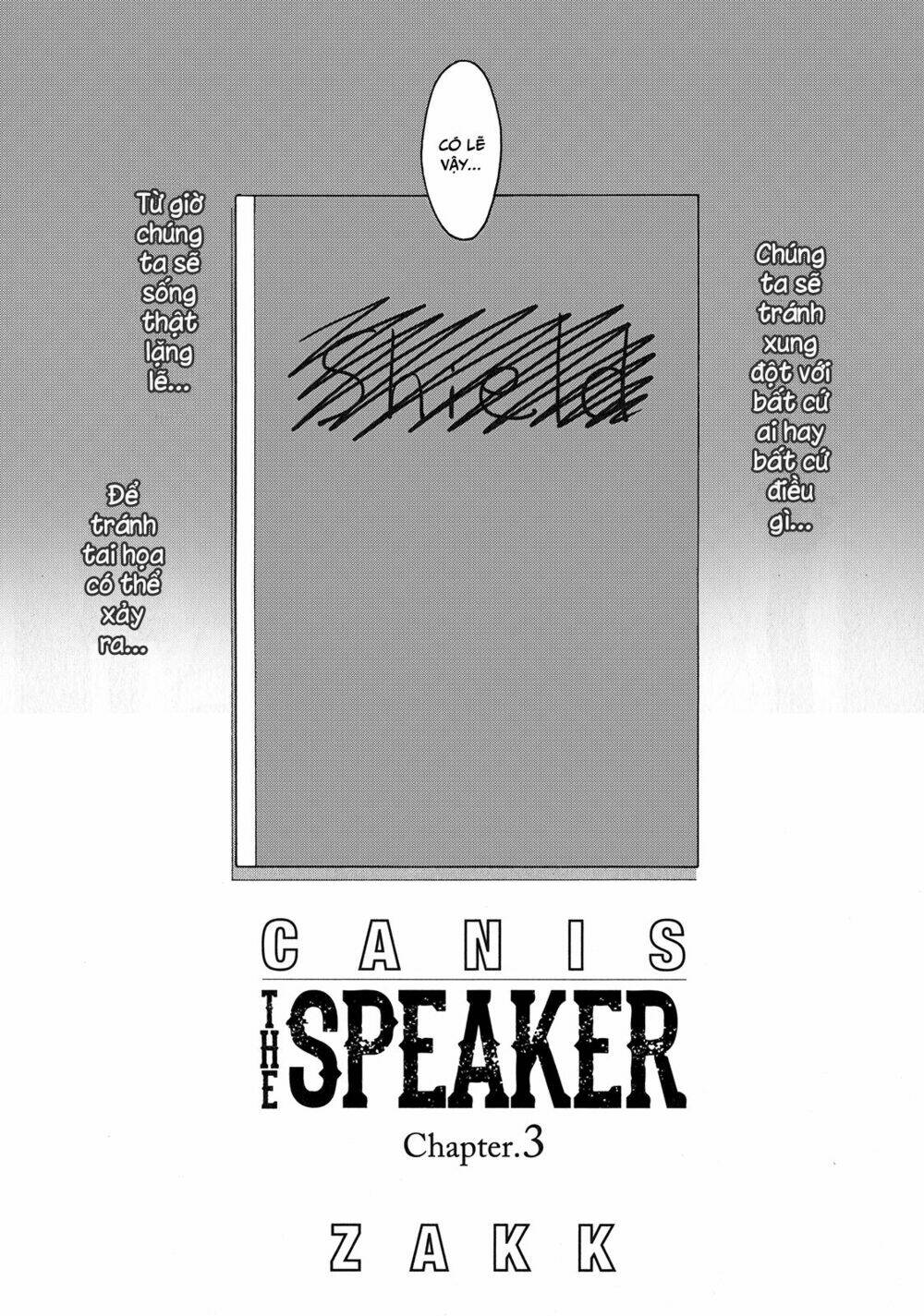 Canis – The Speaker: Chapter 3