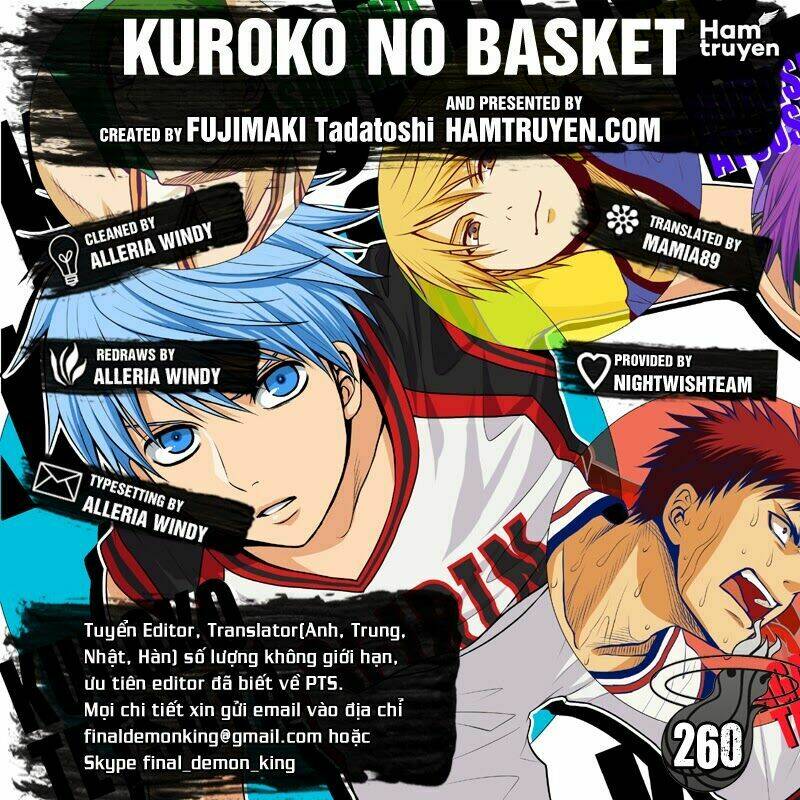 Vua Bóng Rổ Kuroko: Chapter 260