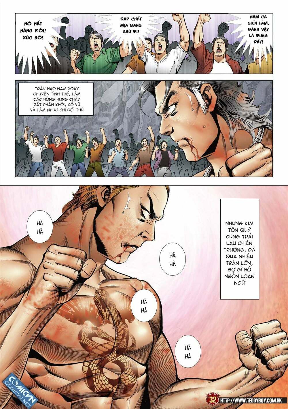 Người Trong Giang Hồ: Chapter 2170: Trần Hạo Nam vs Kim Tôn Quý 2