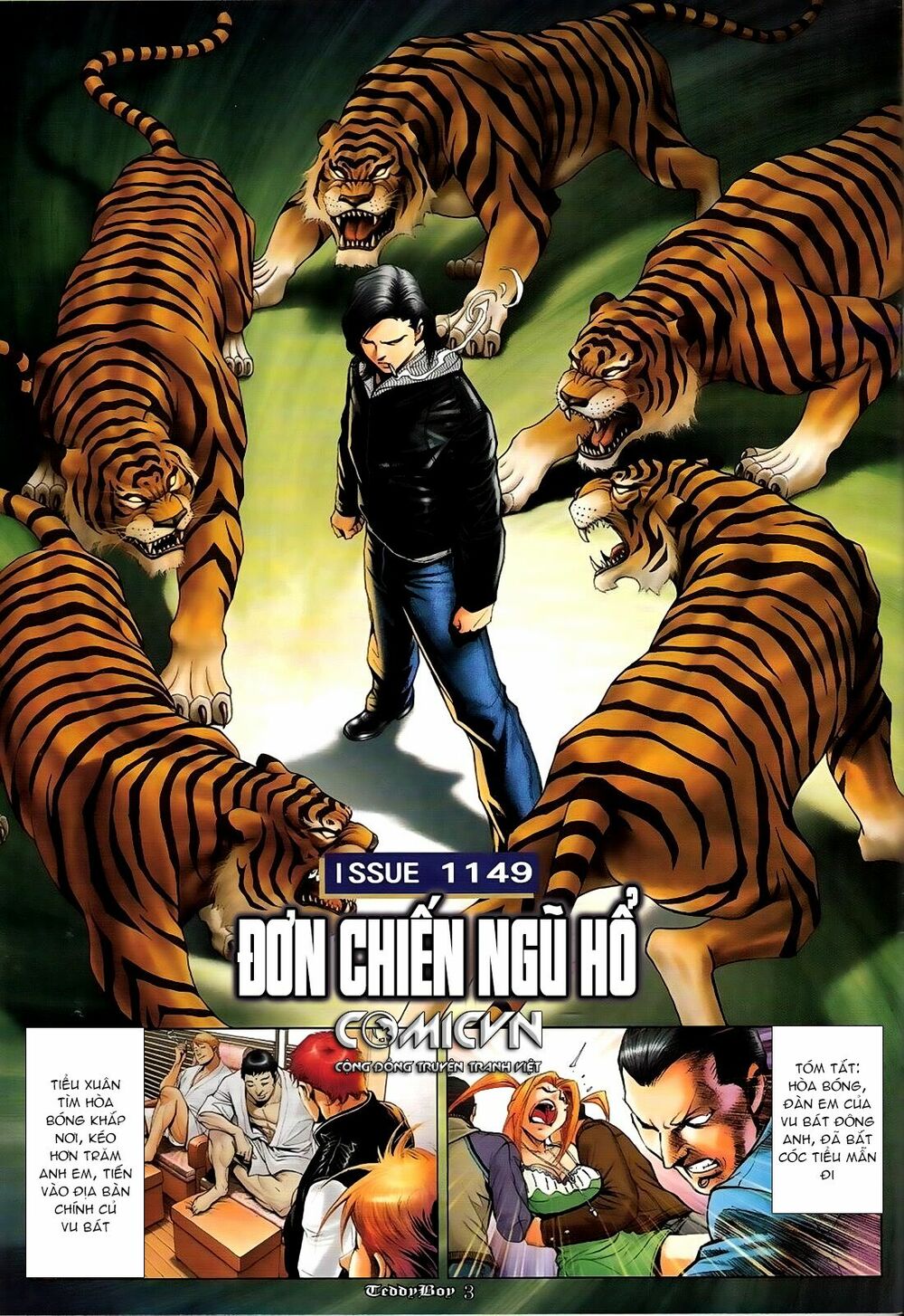Người Trong Giang Hồ: Chapter 1149: Đơn chiến Ngũ Hổ