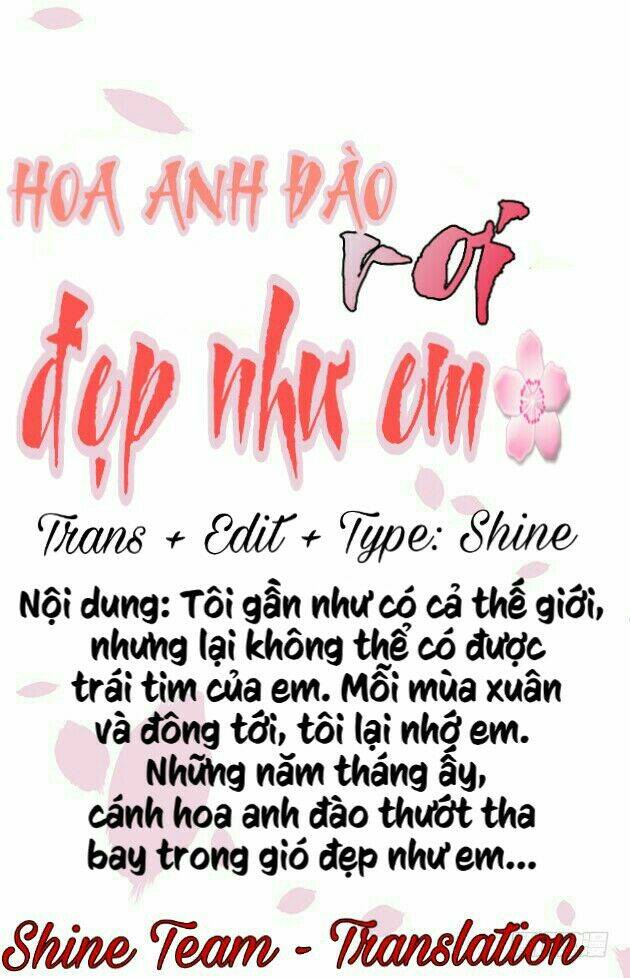 Hoa Anh Đào Rơi Đẹp Như Em: Chapter 0