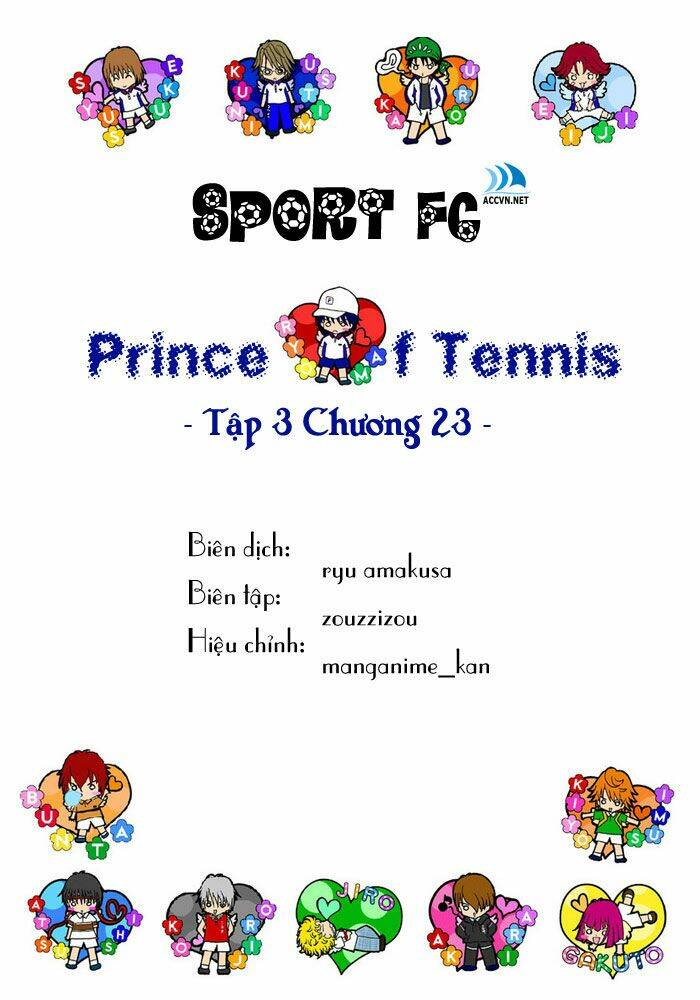 Hoàng Tử Tennis: Chapter 23