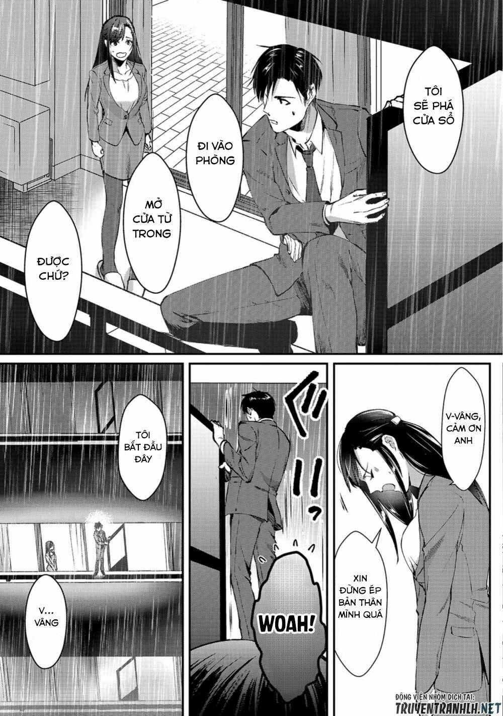 Tsuki 50-Man Moratte Mo Ikigai No Nai Tonari No Onee-San Ni 30-Man De Yatowarete 'Okaeri' Tte Iu: Chapter 1