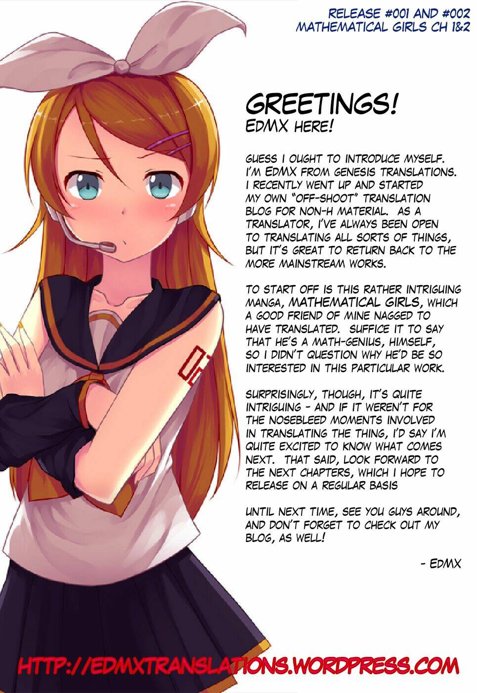 Mathematical Girls: Chapter 2