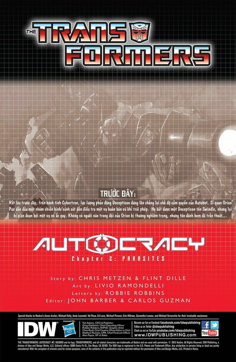 The Tranformers - Autocracy: Chapter 2