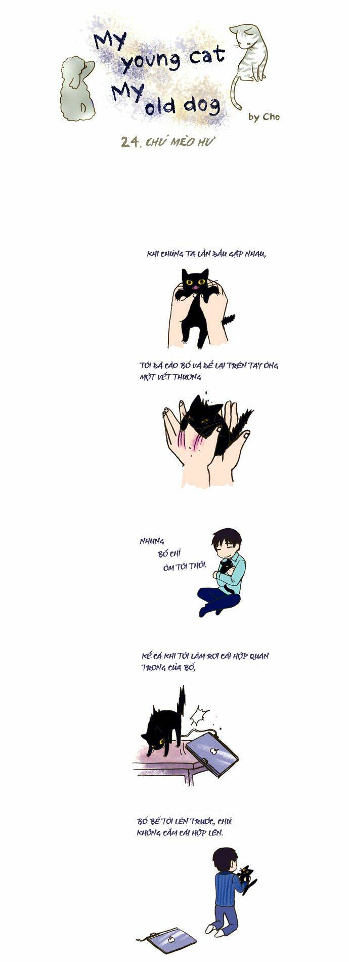 My Young Cat And My Old Dog: Chapter 24