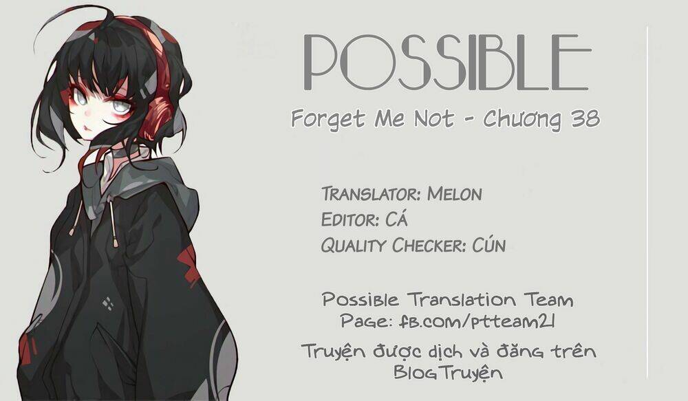 Forget Me Not: Chapter 38