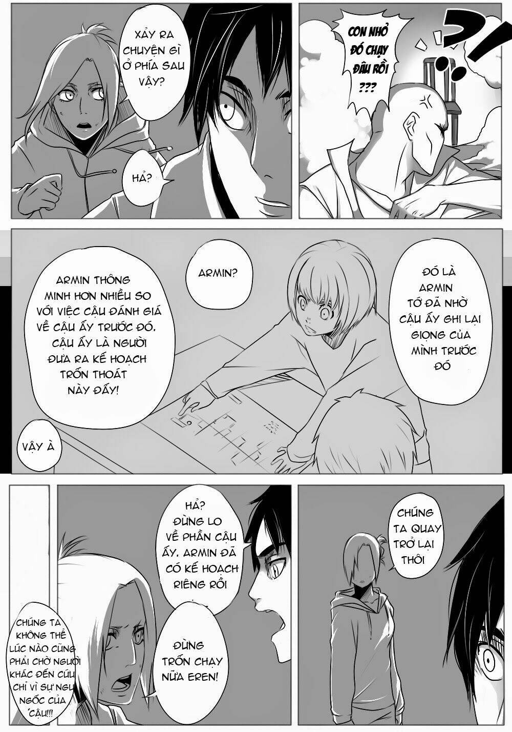 Đại Chiến Titan - Doujinshi Về Cuộc Tình Tay 4: Chapter 3