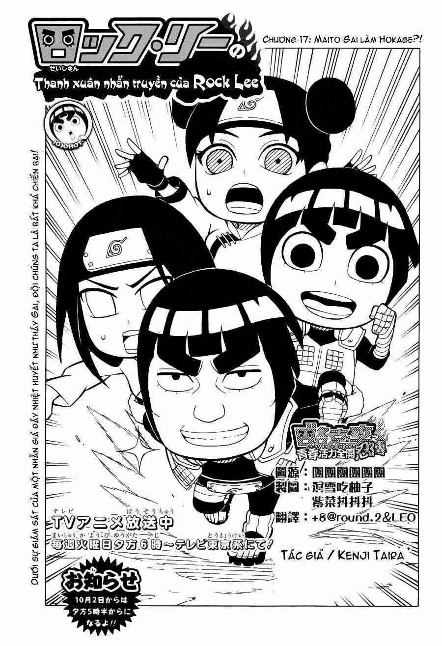 Cửu Vĩ Hồ Ly Ngoại Truyện Rock Lee: Chapter 17
