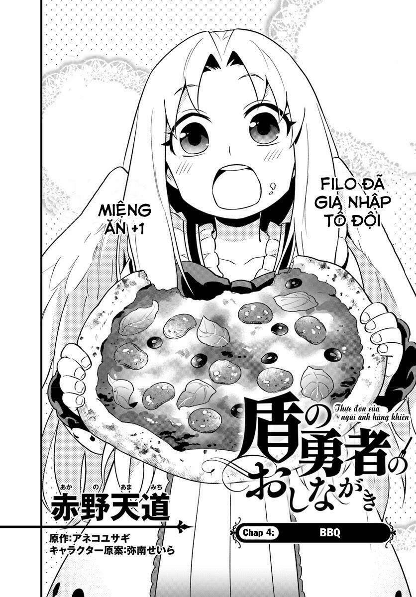 Thực Đơn Của Ngài Anh Hùng Khiên: Chapter 4