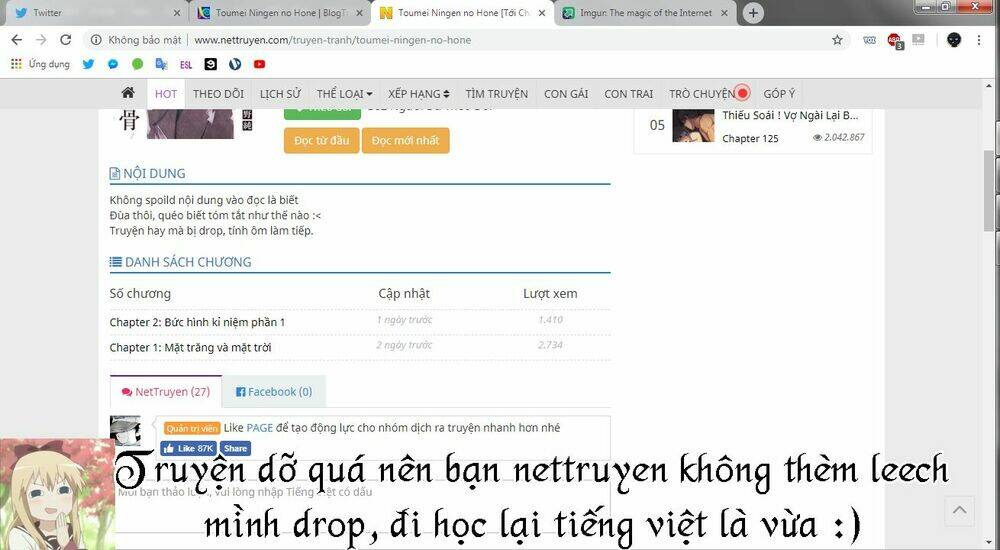 Toumei Ningen No Hone: Chapter 3