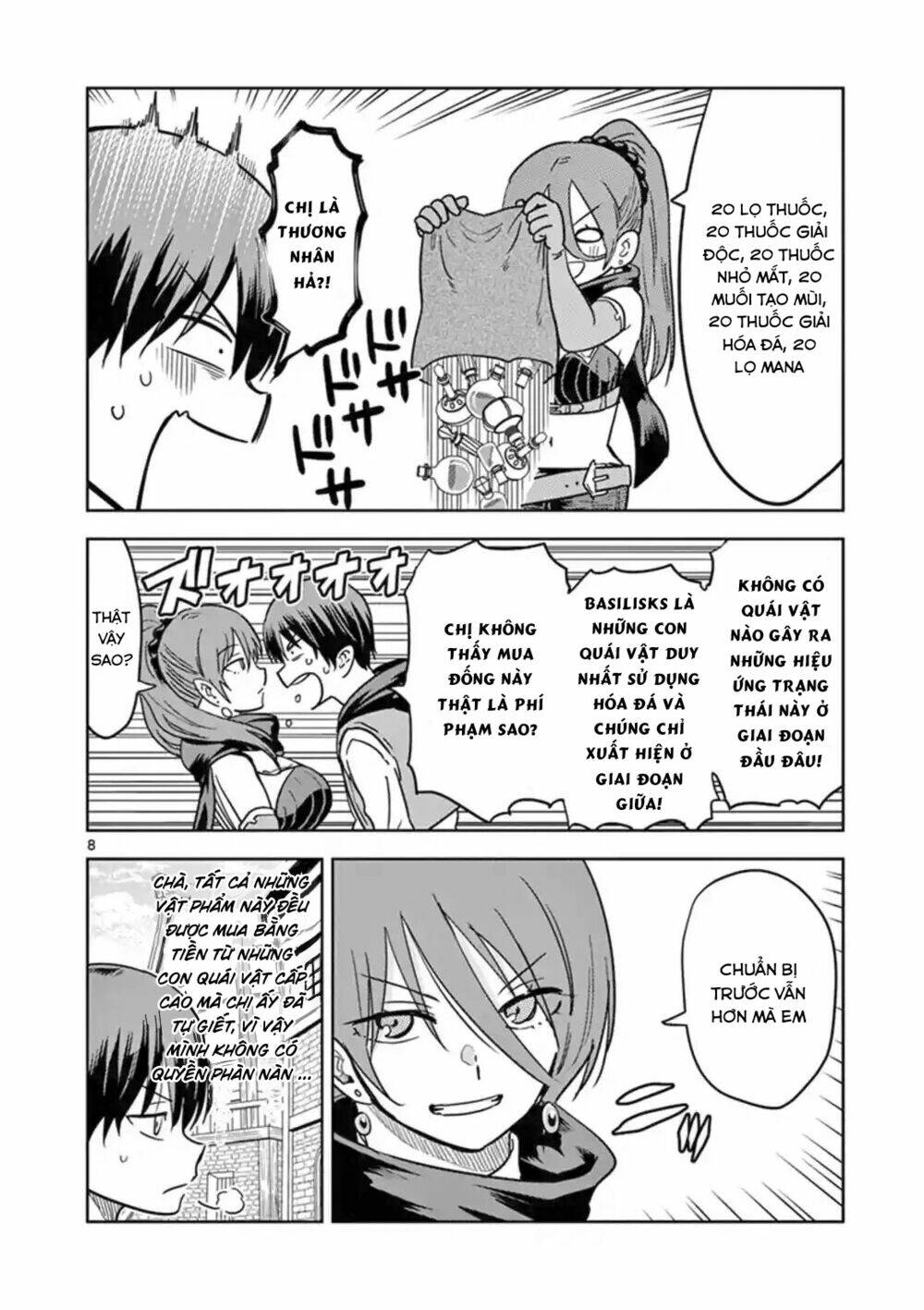 Chuyển Sinh Cùng Bà Chị Đấm Phát Chết Luôn: Chapter 4