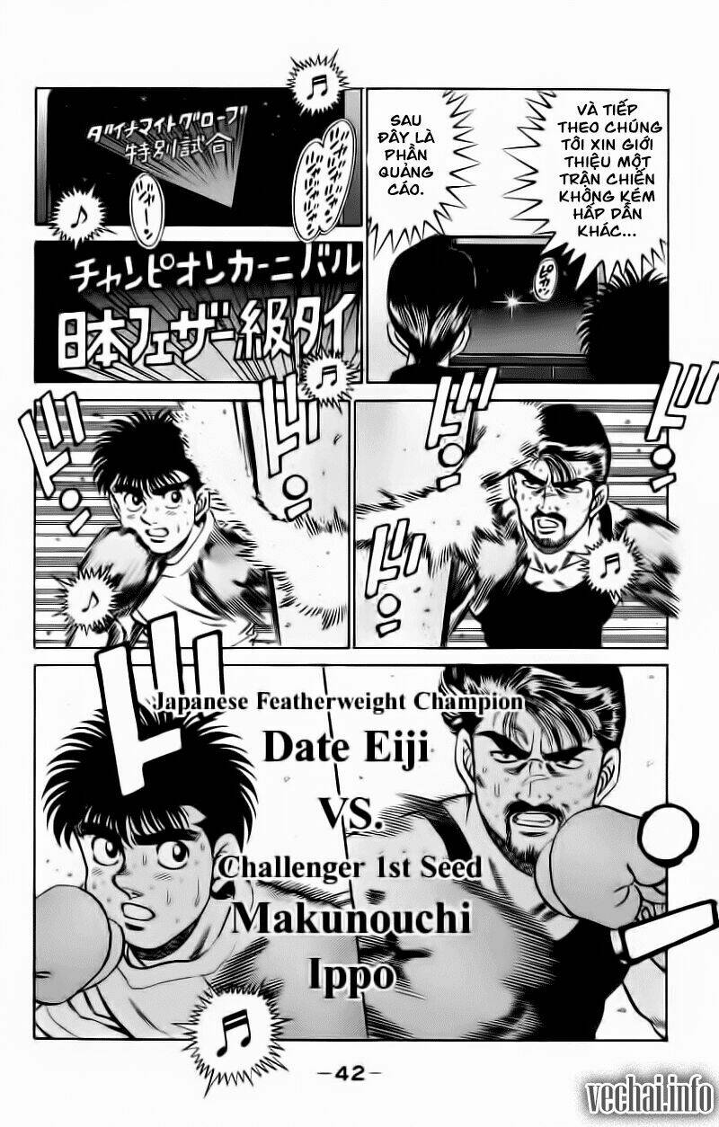 Võ Sĩ Quyền Anh Ippo: Chapter 181