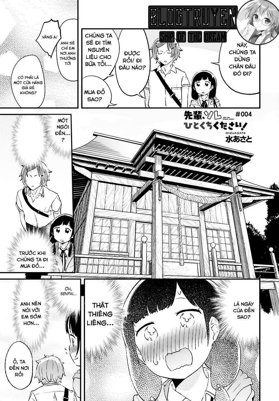 Senpai, Sore Hitokuchi Kudasai!: Chapter 4
