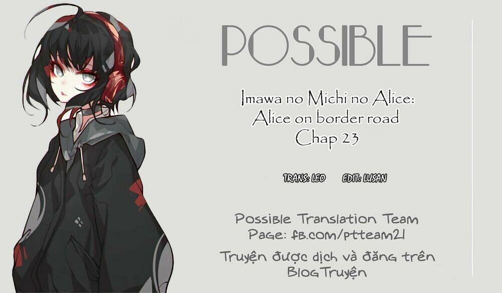 Imawa No Michi No Alice: Alice On Border Road: Chapter 23