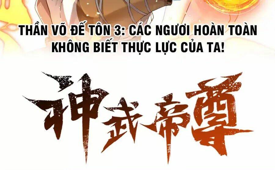 Thần Võ Đế Tôn: Chapter 3