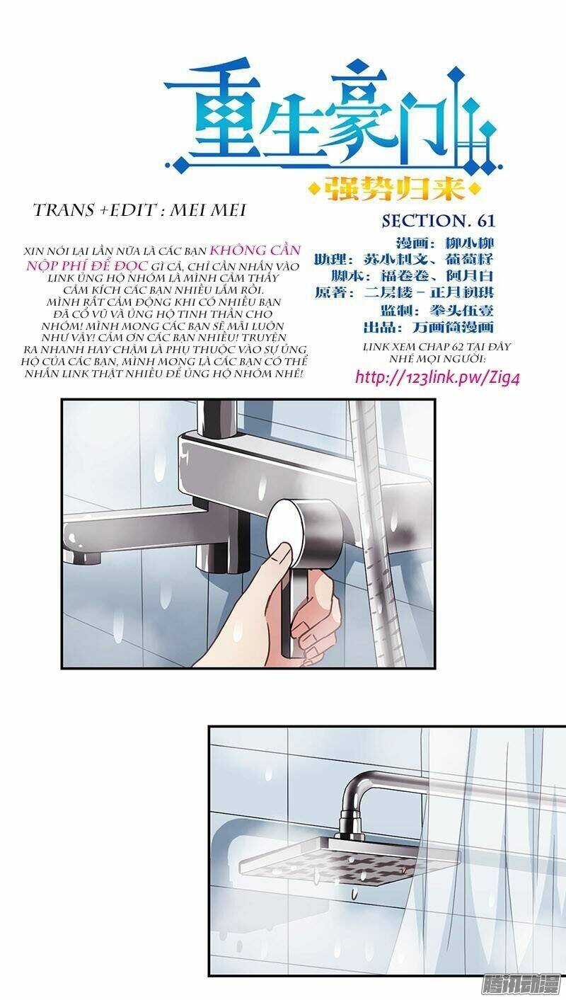 Trọng Sinh Chi Hao Môn Cường Thế Quy Lai: Chapter 61