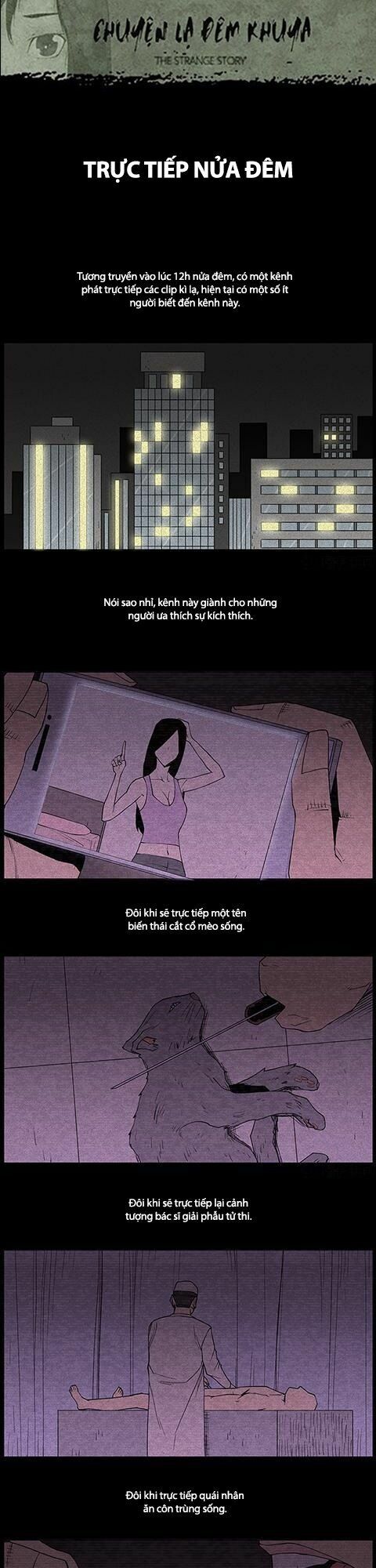 Kinh Dị Đêm Khuya: Chapter 100: Trực tiếp nửa đêm (Thượng)