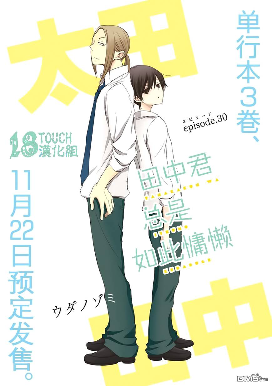 Tanaka-Kun Wa Itsumo Kedaruge: Chapter 30