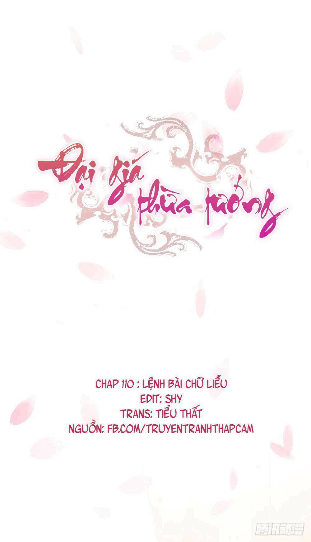 Đại Giá Thừa Tướng: Chapter 110