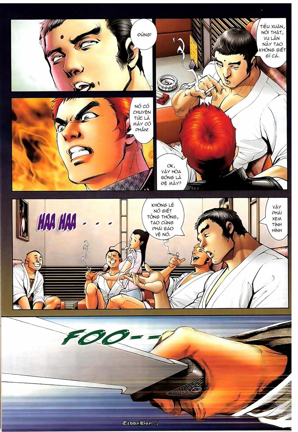 Người Trong Giang Hồ: Chapter 1149: Đơn chiến Ngũ Hổ