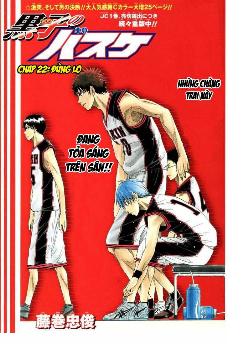 Vua Bóng Rổ Kuroko: Chapter 22