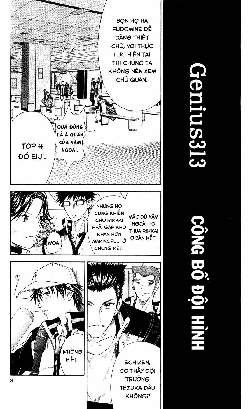 Hoàng Tử Tennis: Chapter 313