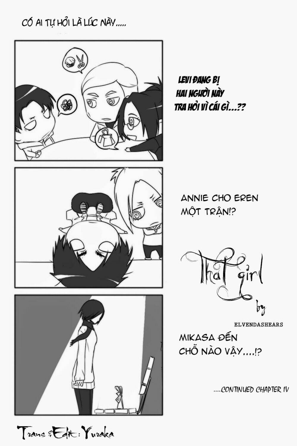 Đại Chiến Titan - Doujinshi Về Cuộc Tình Tay 4: Chapter 3