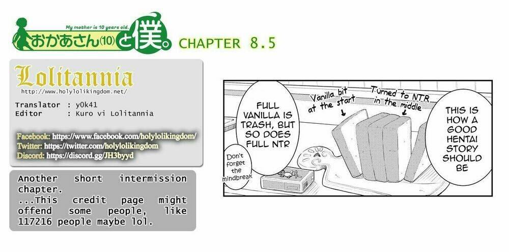 My Mother Is 10 Years Old: Chapter 8.5