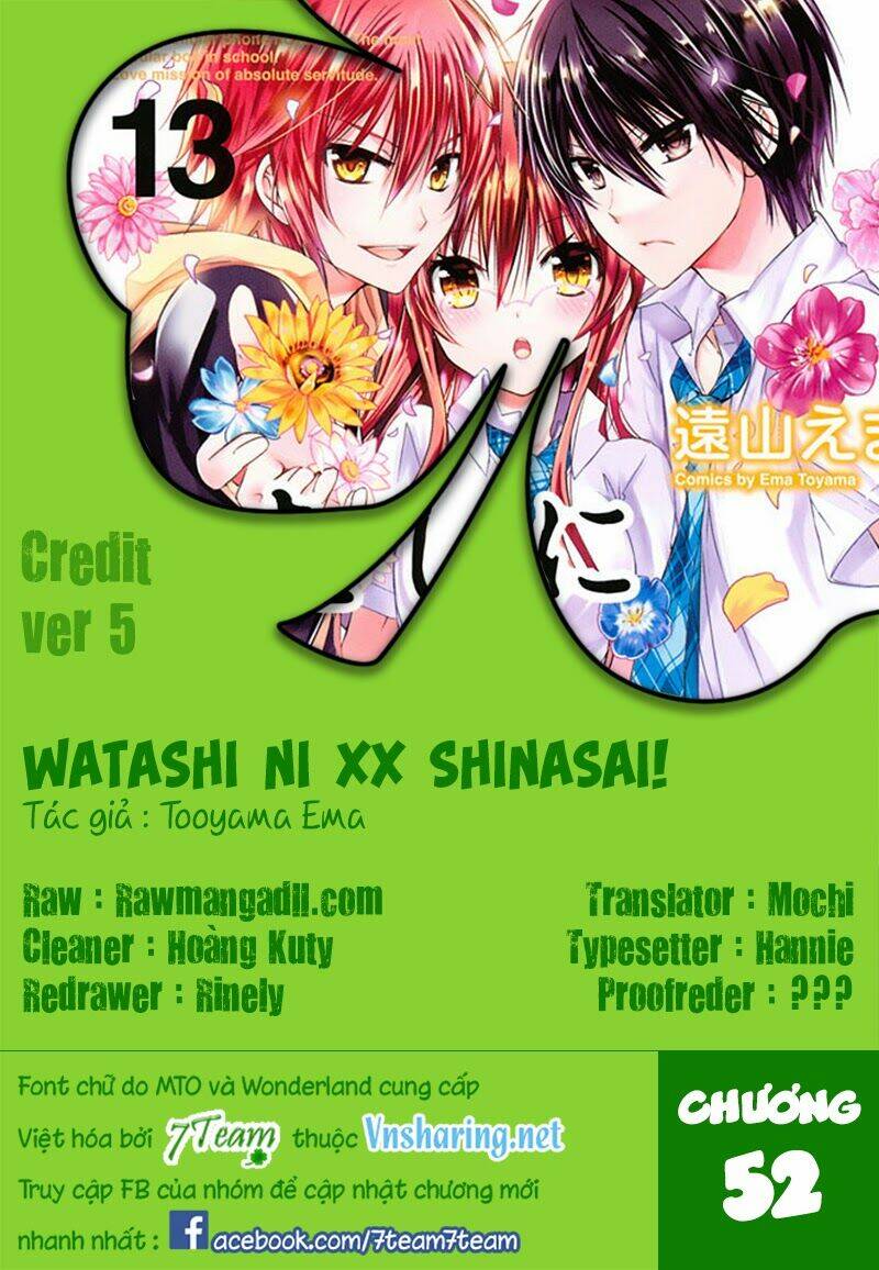 Watashi Ni Xx Shinasai!: Chapter 52
