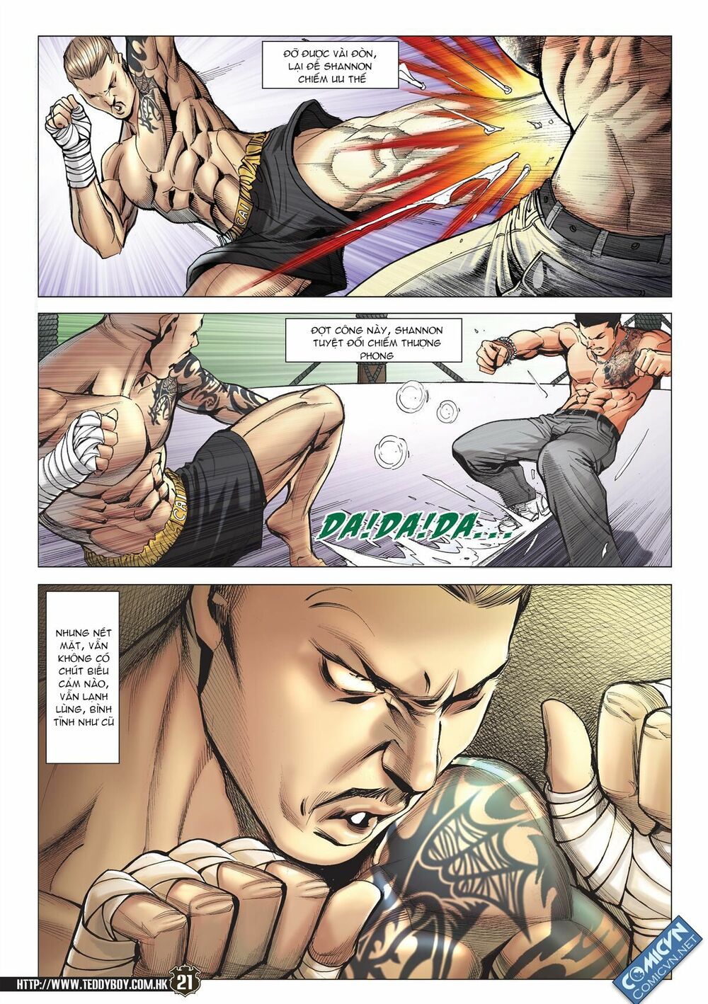 Người Trong Giang Hồ: Chapter 2143: Ác chiến vua Muay Thai