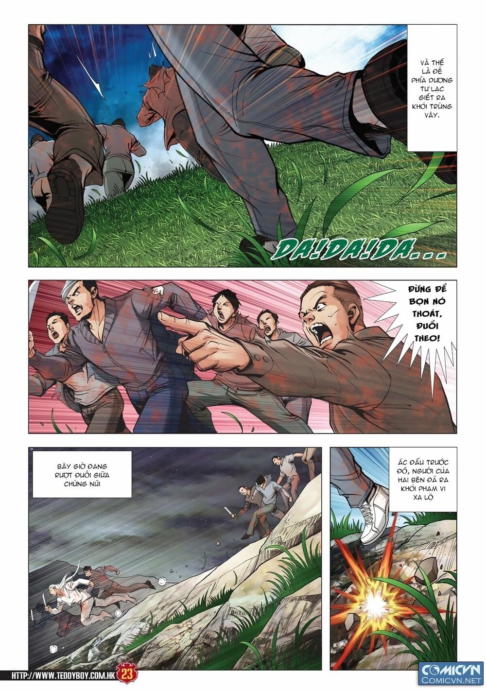 Người Trong Giang Hồ: Chapter 1986: Chạy