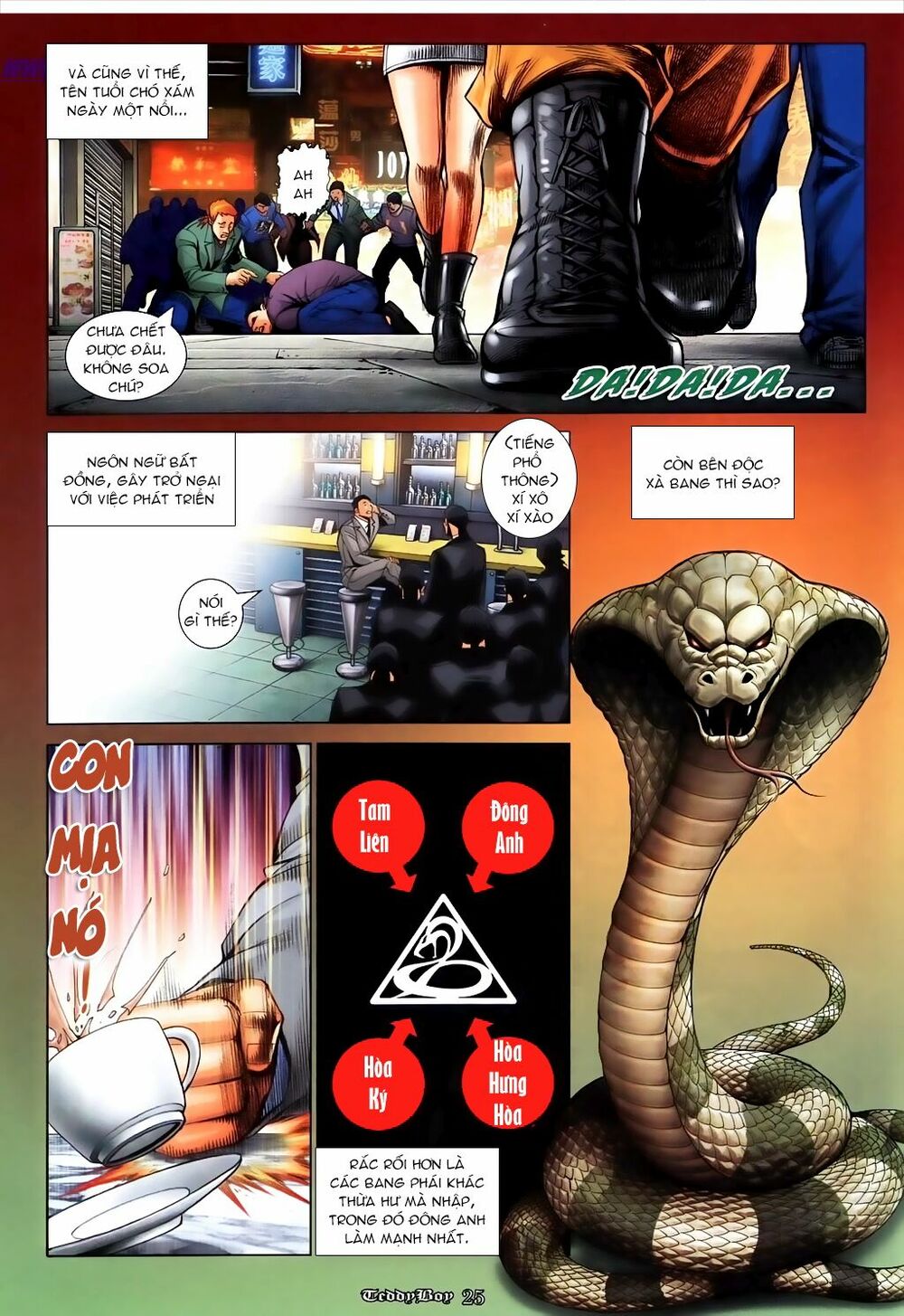 Người Trong Giang Hồ: Chapter 1061: Hỏa đấu Độc Xà Bang