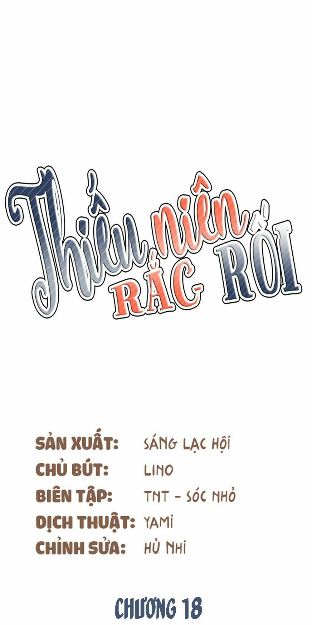 Thiếu Niên Rắc Rối: Chapter 18