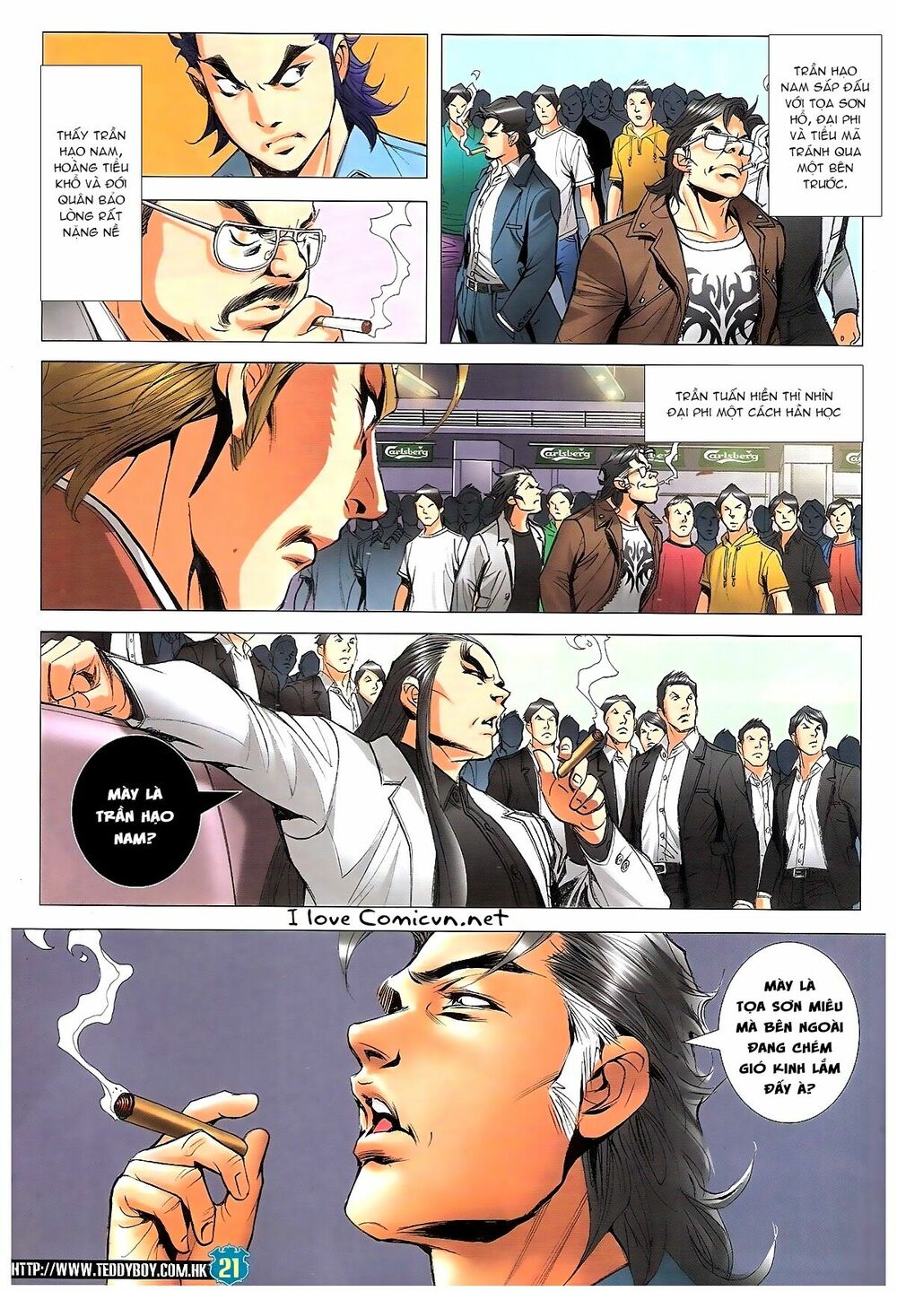 Người Trong Giang Hồ: Chapter 1808: Trần Hạo Nam vs Tọa Sơn Hổ