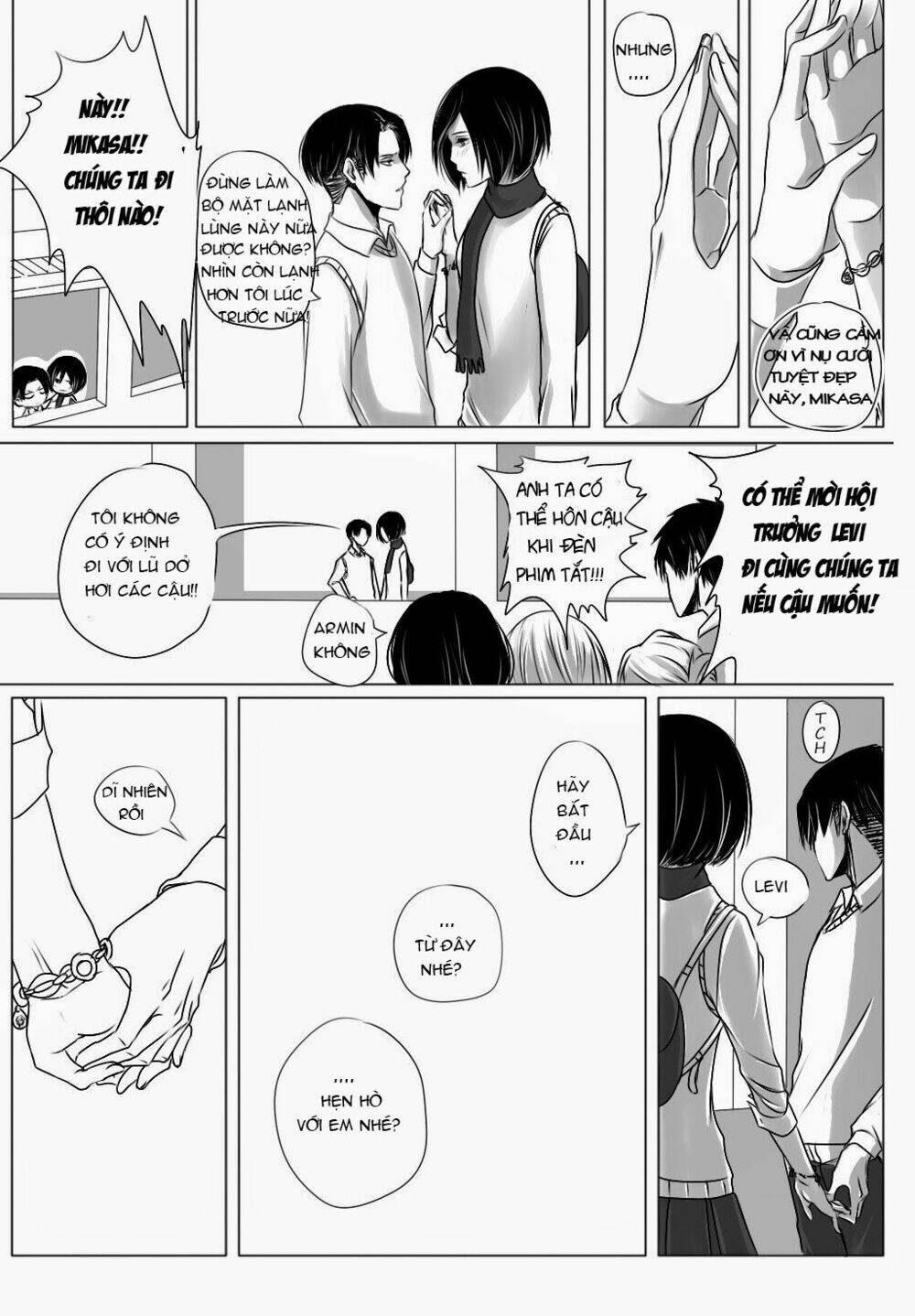 Đại Chiến Titan - Doujinshi Về Cuộc Tình Tay 4: Chapter 5