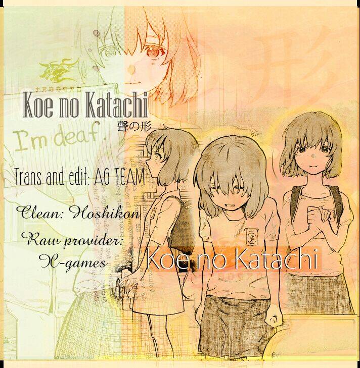Koe No Katachi: Chapter 17