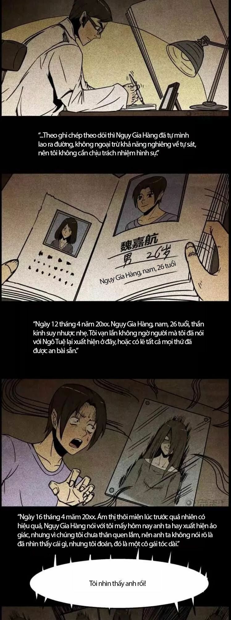 Kinh Dị Đêm Khuya: Chapter 114: - 115: Tôi nhìn thấy anh rồi