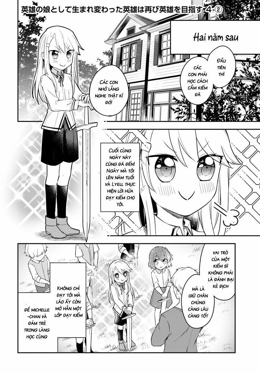 Eiyuu No Musume To Shite Umarekawatta Eiyuu Wa Futatabi Eiyuu O Mezasu: Chapter 4.2