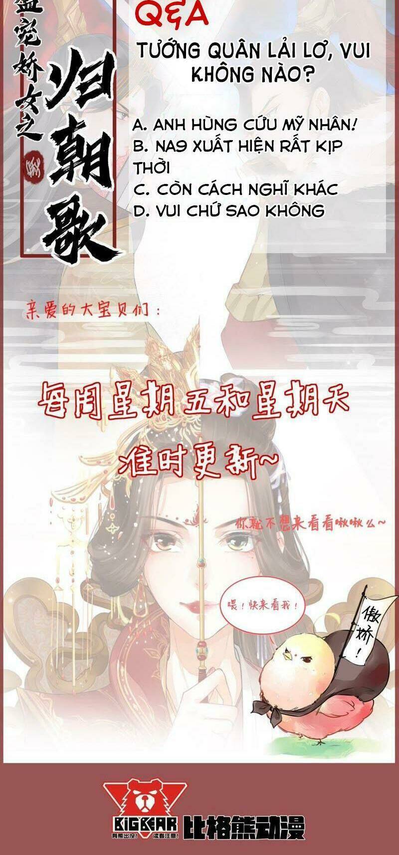 Thịnh Sủng Kiều Nữ Trở Về Triều Ca: Chapter 27