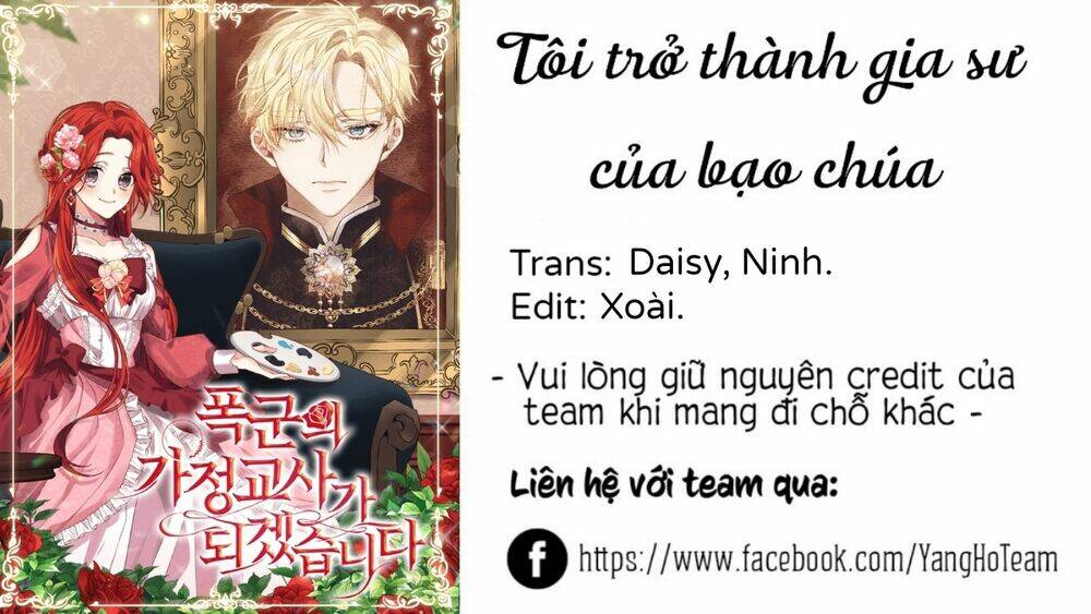 Tôi Trở Thành Gia Sư Của Tên Bạo Chúa: Chapter 3
