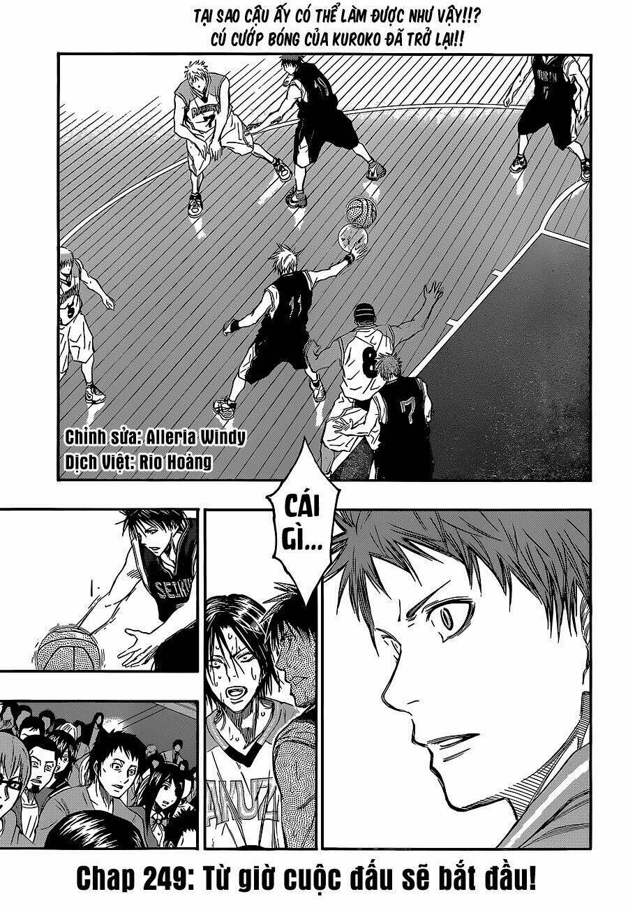 Vua Bóng Rổ Kuroko: Chapter 249