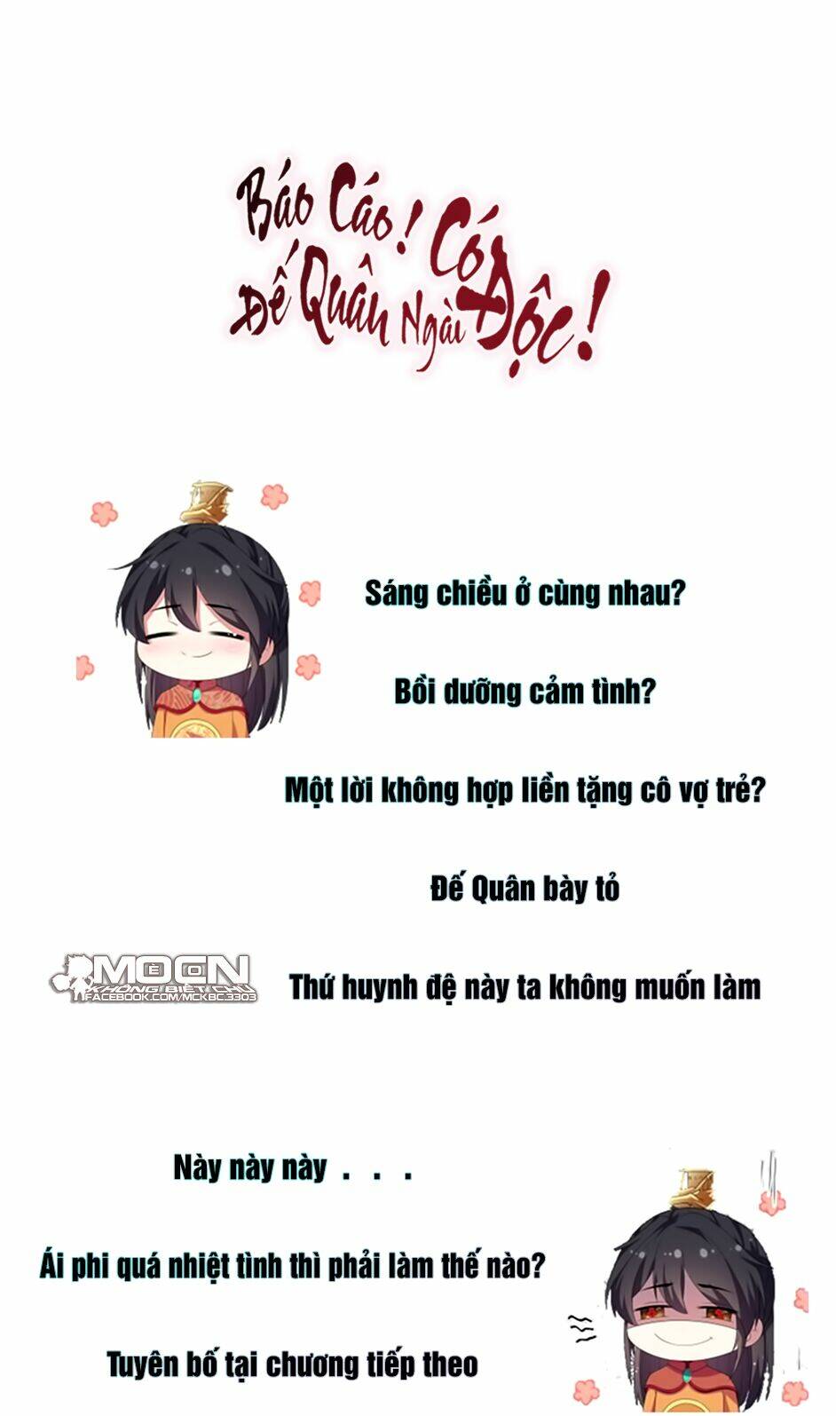 Báo Cáo! Đế Quân Ngài Có Độc!: Chapter 10